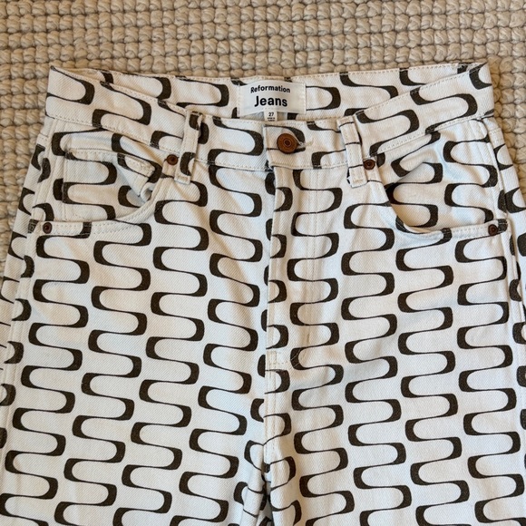 Reformation Mod Hi Rise Straight Jeans - Picture 2 of 4